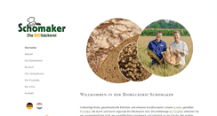 Desktop Screenshot of biobaeckerei-schomaker.de